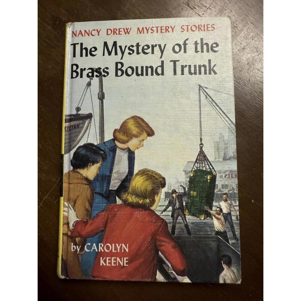 Nancy Drew#17 The Mystery of the Brass Bound Trunk 1st Edition 1940